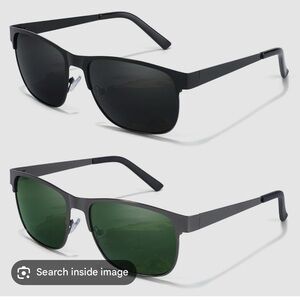 Classic Black Sunglasses 2 pack